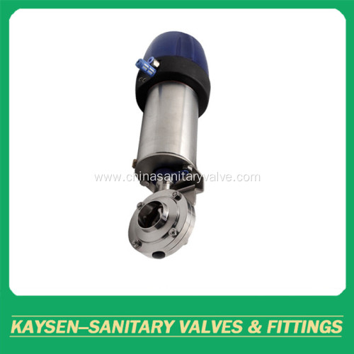 Intelligent Pneumatic Butterfly Valve Weld 3A/SMS/DS/ISO